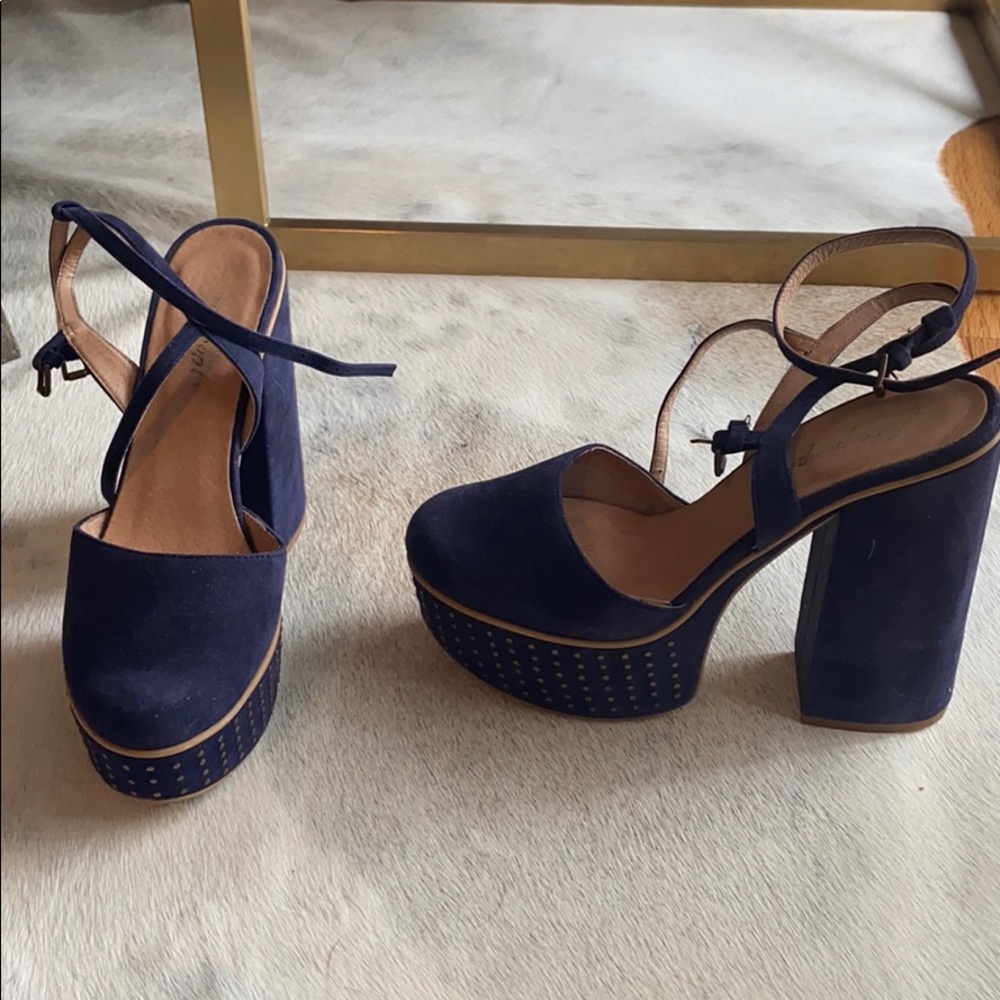Free People- Blue Heels